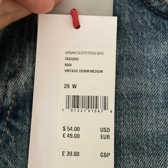 Urban Outfitters BDG Vintage Denim Shorts Sz W29 NWT - Picture 4 of 4